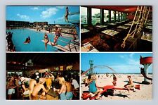 Wildwood Crest NJ-New Jersey, Diamond Beach Family Resort, Vintage Postcard picture