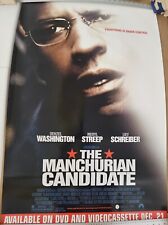 Denzel Washington is THE Manchurian Candidate  DVD promotional Movie poster picture