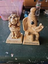 Vintage 1970s Russ Berrie Collectibles Lot Of 2 picture