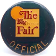 Vintage The Big Fresno Fair Official Lapel Pin California Festival Souvenir picture