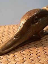 Vintage Antique Arthur Cort Duck Head  Desk Paper Clip / Holder picture