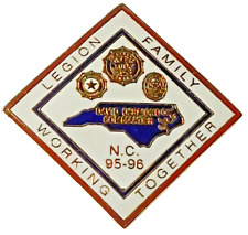 American Legion North Carolina Comdr. David Desmond 1995-1996 Lapel Pin picture