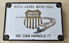 Old Union Pacific pocket  level, WE CAN HANDLE IT, Collectors Item picture