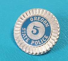 Oregon OR State Police 5 Years Anniversary Mini Badge Pin picture