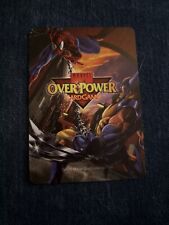 1995 Marvel Universe OverPower Card Spider-Man v Wolverine Dark Beast Apocalypse picture