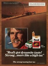1978 Real Cigarettes Vintage Print Ad/Poster 70s Dune Buggy Man Cave Bar Pop Art picture