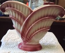 Beautiful Vintage Pink And White Large Vase picture