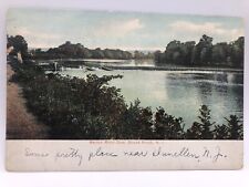 Postcard Bound Brook New Jersey Raritan River Dam 1924 picture