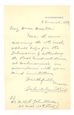 WHITELAW REID handwritten 1886 ALS letter AUTHOR, AMBASSADOR picture