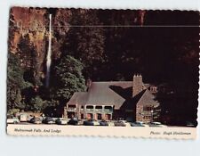 Postcard Multnomah Falls and Lodge Corbett Oregon USA picture