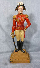 1940's Large Sized Cast Iron Duke of Wellington Doorstop - Victor at Waterloo  picture