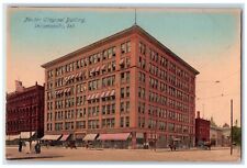 c1910 Newton Claypool Building Indianapolis Indiana IN Antique Vintage Postcard picture