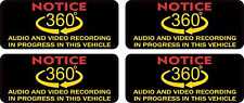 StickerTalk Notice Audio Video Recording Stickers, 2.5 inches x 1 inches picture