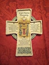  Religious,Irish Home Blessing Cross Gray 6.5 X 8.5 picture