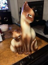 Vintage Mid-Century Siamese Cat Lamp By Howard Kron picture