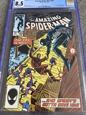 Amazing Spider-Man #265🔥CGC 8.5🔥White Pages🔥1st Silver Sable🔥MCU🔥 picture