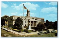 c1950's East Orange City Hall Building US Flag Essex County New Jersey Postcard picture