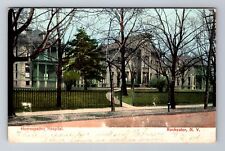 Rochester NY-New York, Homeopathic Hospital, Antique, Vintage c1907 Postcard picture