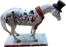Trail of Painted Ponies Frosty # 12236 1E/3905 RETIRED 2006 hughes snowmen horse picture