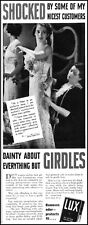1937 Women being dressed  girdle Lux detergent vintage photo Print Ad  adL43 picture