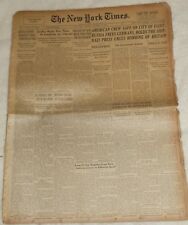 10-26-1939 WWII New York Times 3rd Roosevelt Term City of Flint Ship Seized USSR picture