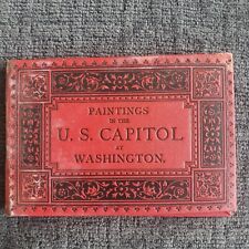 Antique Wittemann Souvenir Album Paintings In The US Capitol At Washington 1883 picture