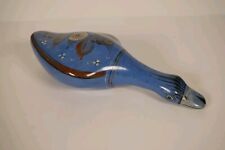 Tonala Mexican Art Pottery Hand Burnished Clay Duck Goose Bird Figurine Vintage picture