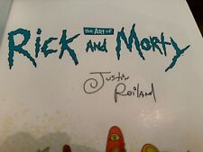 The Art of Rick and Morty signed by Justin Roiland - autographed, SDCC picture