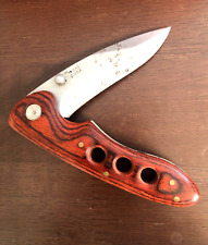 Vintage Fury Seville 11035 Folding Pocket Knife Fine Condition Wood Handle picture