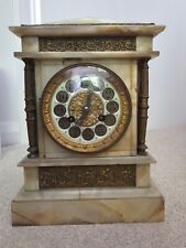 Antique French Marble Onyx AD Mougin Mantel Clock Parts Spares Repairs picture