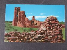 Vintage Postcard Ancient Indian Ruins Socorro Mountainair NM  B484 picture