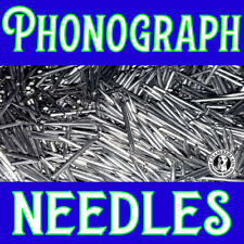 1,000 Phonograph LOUD-TONED NEEDLE pack for Hand Crank Gramophones picture
