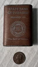 Antique Coin Bank State Bank of Paradise PA Lancaster County picture