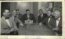 1956 Press Photo University of Wisconsin football coaching staff, Madison, Wisco picture