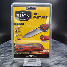 Buck 341 USA Small Vantage LinerLock Knife, Rosewood Handle, EDC Pocket 🗡️🌲 picture