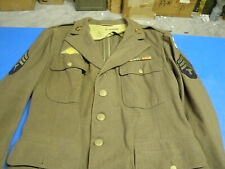 US ARMY WWII 8TH SERVICE COMMAND CHEMICAL CORPS NAMED  4 POCKET TUNIC picture