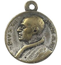 Vintage Catholic Pope Pius XII, Peter The Apostle Religious  Medal picture