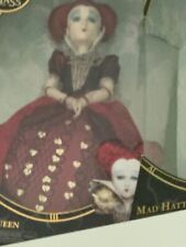 Disney Ltd Edition Collectible Doll. Red Queen And Mad Hatter. New. In Box. picture