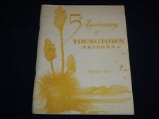 1959 YOUNGTOWN ARIZONA 5TH ANNIVERSARY SOUVENIR PROGRAM - J 8574 picture