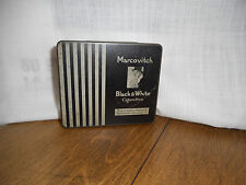 Vintage Marcovitch Piccadilly Black & White Cigarettes Tin Made in London picture