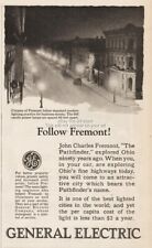 1924 General Electric GE John Charles Fremont OH The Pathfinder City View Ad picture