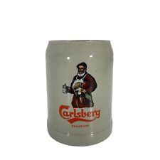 Vintage Gerz W. Germany Carlsberg 0.5l Stoneware Handled 5” Beer Stein picture