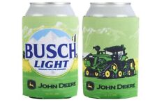 Busch Light John Deere For The Farmers 12oz Can Koozie Coolie (Qty 2) picture