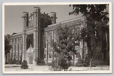 Postcard University of Oklahoma Library, Norman, RPPC Real Photo, Posted 1943 picture