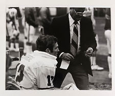 1970s Miami Dolphins QB Bob Griese #12 Sidelines NFL Vintage Press Photo picture
