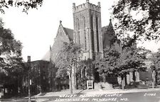Milwaukee WI Wesley United Methodist Church~Gothic Architecture RPPC 1940s picture