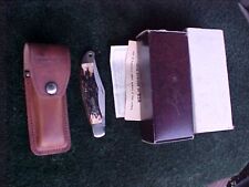 Vintage SCHRADE 127UH UNCLE HENRY Liner Lock Folding Hunter Pocket Knife NOS NIB picture