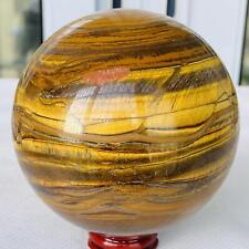 Natural Tiger Eye stone ball quartz crystal ball Reiki healing 1600G picture