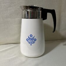 Vintage Corning Ware Stovetop Percolator 9 Cup P-149 Complete with Basket & Lid picture