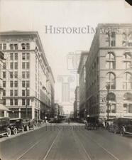 Press Photo early 20th century view of Denver's financial district, 17th Street picture